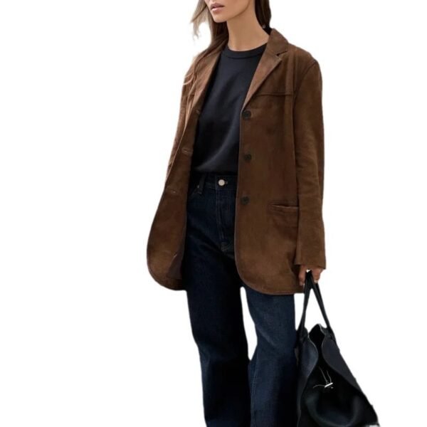 Vintage Velvet Regular Sleeve Button Shirt - Image 5